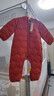 巴拉巴拉童装婴儿连体衣轻薄羽绒服宝宝衣服2025冬装抱衣爬服男童女童萌趣 红色糖葫芦-白鸭绒 100 cm-充绒量53g 实拍图