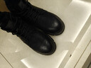 海澜之家HLA新年礼物马丁靴男靴秋冬棉鞋工装靴高帮靴 L579 黑色(长绒) 42 实拍图