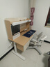 黑白调C2儿童学习桌椅书桌写字桌专用3-18岁全光谱灯光一体进口橡胶木 实拍图