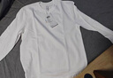 凡客诚品（VANCL）官方店休闲舒适长袖百搭打底圆领卫衣 白色 L /115-130斤 /尺码偏小建议拍大 实拍图