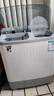 小鸭6公斤 洗衣机半自动家用 双电机大容量双桶双缸波轮洗衣机脱水甩干迷你双筒 半自动洗衣机 6公斤【店长推荐|洗脱分离|蓝光洁净】 实拍图