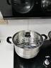 荣事达（Royalstar）蒸锅304不锈钢双层蒸煮两用锅家用蒸馒头汤锅燃气磁炉通用28 实拍图