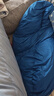 黑冰（BLACKICE）新标准【彩蝶系列鸭绒信封式羽绒睡袋】户外露营防风成人睡袋 彩蝶1500(新标准)/浅蓝拼深蓝 实拍图