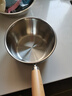 双枪（Suncha）奶锅316L不锈钢婴儿宝宝辅食小奶锅汤锅雪平蒸锅加厚带蒸笼 18cm 实拍图