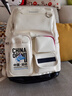 川崎（KAWASAKI）羽毛球包公开赛纪念双肩包大赛级运动背包大容量C8269 米白色 实拍图
