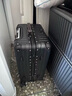 网易严选3.0升级铝框小金刚PC拉杆箱商务行李箱旅行箱经典黑*磨砂20英寸 实拍图