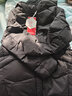 坦博尔羽绒服女中长款连帽休闲妈妈款加厚外套510506D 黑色 185  实拍图
