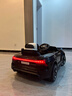 星辰皓奥迪儿童电动车四驱汽车遥控四轮宝宝玩具车可坐人童车RSGT 黑色+四驱+遥控+摇摆+皮座+软轮 实拍图