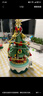 乖明星新年礼物儿童玩具男孩女孩生日礼兼容乐高积木拼装圣诞树八音乐盒 实拍图