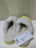 朴西冬季防水可拆卸棉拖鞋女士保暖室内厚底防滑可外穿 香蕉黄 40-41 实拍图