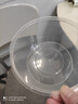 美丽雅 一次性饭盒圆形1000ml*20套打包碗食品用盒加厚带盖可微波 实拍图