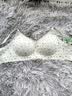 七色纺蕾丝花边舒芙蕾内衣女小胸聚拢固定杯文胸无钢圈软支撑防下垂胸罩 实拍图
