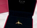 周大福碎金金黄金戒指(工费220)12号约2.05g EOF1216生日礼物 实拍图