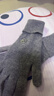 玖慕（JIUMU）山羊绒保暖手套女冬季加厚高档针织毛线手套户外防寒手套 实拍图
