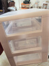 京东物流 化妆品收纳盒梳妆台置物架桌面高级感整理抽屉柜 大号高瓶款3层（3层抽屉） 透明白 实拍图