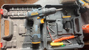 爱瑞德充电电钻家用手电钻工具箱套装维修组合五金工具套装螺丝刀全套 锂电款尊耀豪华套装 实拍图