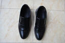 星头啄木鸟皮鞋男款100%全牛皮商务正装真皮软底套脚休闲鞋男士结婚新郎鞋子 9608黑色 40 实拍图