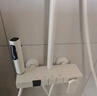 惠达（HUIDA）淋浴花洒增压全套家用浴室卫生间大顶喷沐浴钢琴键套装奶白W01 实拍图