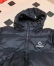 准者（RIGORER）长款羽绒服男2025春季新款连帽保暖防风加厚运动户外休闲情侣外套 纯正黑 L (175) 实拍图
