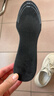 eleft屈臣氏隐形内增高鞋垫男女士记忆棉减震透气吸汗全垫 黑色3CM 实拍图