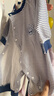 舒贝怡2件装婴儿衣服满月新生儿连体衣周岁宝宝爬服春秋款哈衣藏青66 实拍图