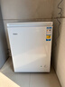 海尔（Haier）出品单温冰柜家用一级能效卧式冷藏柜冷冻柜小型迷你冰箱 142升 带脚轮食品筐丨约冻200斤肉Leader 实拍图