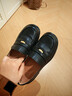 百思图【真皮】商场同款学院风乐福鞋粗跟女单鞋A3512CA4 黑色 38 实拍图