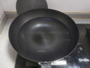 京严炒锅章丘款铁锅无涂层炒菜不粘锅家用精铁锅具燃气电磁炉用已开锅 【灶具通用】适合3-5人  赠盖铲  直径 32cm 百年工艺｜传统铁锅｜健康不沾 实拍图