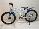 凤凰（Phoenix）儿童自行车山地车男女学生脚踏车6-15岁童车 霸道 白蓝色 22寸 实拍图
