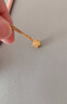 周大福方糖许愿星星黄金吊坠(工费180)约1.4g EOF1392情人节礼物 实拍图