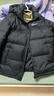 鸭鸭（YAYA）【255g充绒】羽绒服男短款加厚2025冬季新款时尚面包服保暖外套HG 黑色-YE4B008495W 【255g高充绒/男女同款】 L 实拍图
