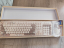 联想生态品牌异能者 无线键鼠套装 圆润键帽 台式机/小新适用 女生礼物 键盘鼠标无线 猫耳奶茶白KN521 实拍图