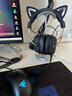 漫步者（EDIFIER）G5plus头戴式游戏耳机有线电竞赛事级电脑笔记本吃鸡fps耳麦USB7.1声道降噪全指向麦克风3.5mm接口 黑金猫耳版【猫耳可拆卸】 实拍图