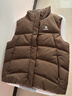 骆驼（CAMEL）户外防泼水羽绒马甲女90%绒子背心外套 J25CR2L5006 荆褐 L 实拍图