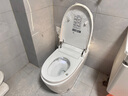 SKJ智能马桶无水压限制卫浴泡沫盾全自动一体机轻音冲水坐便器-601 616-L智感MAX版【前置云感妇洗】 250/300/350/400坑距 下单备注 实拍图
