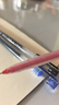 爱好(AIHAO)0.35MM红色全针管大容量中性笔办公签字笔一次性水性笔碳素中性笔8763 实拍图