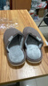 回力日系柔软情侣棉拖秋冬家居室内保暖棉鞋男款HL0006咖啡44-45码 实拍图
