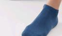 海澜之家袜子男女短筒纯棉100%棉抗菌消臭抗起球纯色运动休闲短船袜5双装 实拍图
