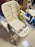 小主早安（BeBeMorning）宝宝餐椅电动摇摇椅二合一婴儿儿童哄睡便携餐桌椅子 旗舰卡其色 实拍图