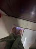 小米锅巴体重秤体脂秤人体秤称重精准减肥专用高精度智能人体健身运动健康婴儿落地称重 渐变色  粉白 260*260 USB充电款 实拍图