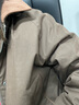 优衣库合作款/女装PUFFTECH空气棉服短茄克/夹克479764 38 深褐色 L 实拍图