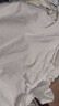 超值棉柔t恤男 圆领长袖t恤男打底衫半袖情侣加厚德绒上衣t恤衫 白色（短袖） 2XL （140-155斤） 实拍图