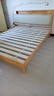 林氏家居软包实木床原木风小户型主卧床1.8米x2米双人床架PK9A 实拍图