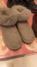 ABC KIDS女童童鞋冬季新款加绒保暖雪地靴 驼色 32码【内长201/脚长196】  实拍图