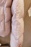 太平鸟女装羽绒服连帽泡芙冬保暖面包服外套 粉色短款 S 实拍图
