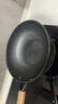 卡骏奇日本品牌超轻铁锅无涂层炒锅不粘锅少油烟炒菜锅家用燃气电磁通用 30cm超轻平底铁锅【带锅盖】 30cm 实拍图