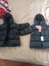 保姆鹅  【风墙】儿童羽绒服宝宝中长款护脸加厚外套保暖童装[NG2664] 炭黑 120 实拍图
