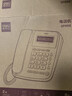 得力电话机座机 固定电话座机 办公家用 家庭有线电话 来电显示 双接口 免电池 GP666黑 实拍图