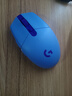 罗技（G）G304 LIGHTSPEED无线鼠标 游戏鼠标 轻质便携 鼠标宏 绝地求生FPS英雄联盟吃鸡 生日礼物 紫色 实拍图