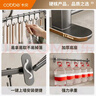 卡贝（cobbe）厨房挂钩免打孔挂杆置物架壁挂式排钩厨具用品挂架锅盖枪灰收纳架 实拍图